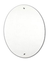 Tema Surefix Pre-Drilled Oval Mirror 60 X 40CM