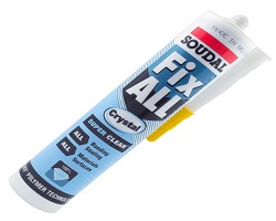 Soudal Fix All Crystal Clear Adhesive