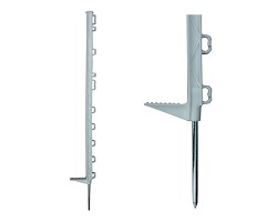 Electric Fence White Plastic Stake
