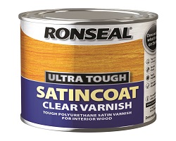 Ronseal Satin Clear Varnish 250ML