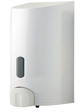 Euroshower Tall Single Dispenser White