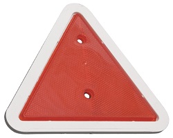 G2743 - Reflector Triangle - White Back