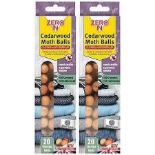 Zero In Cedarwood Clothes Moth Repellers - 20 Balls