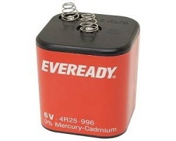 EverReady 6 Volt Battery