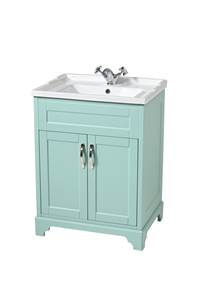 Woodbridge Floor Standing Unit & Washbasin Jade - 70 cm