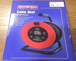 Faithfull 20M Cable Reel